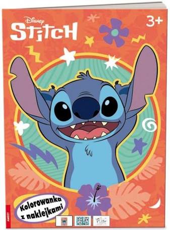 Stitch. Kolorowanka z Naklejkami