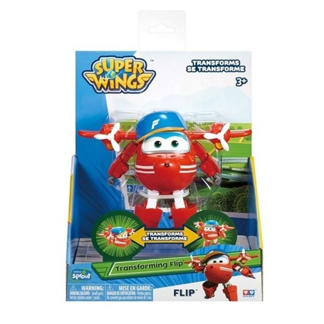 Super Wings Figurka samolot robot Flip