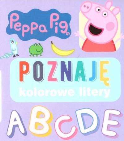 Świnka Peppa. Poznaję kolorowe litery