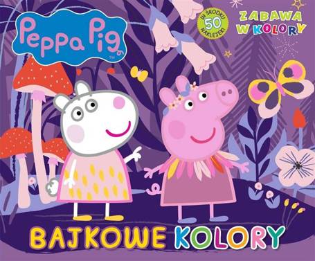 Świnka Peppa. Zabawa w kolory. Bajkowe kolory