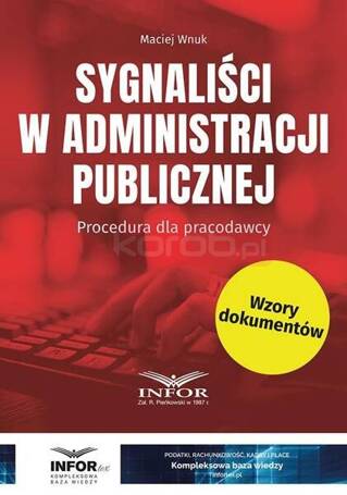 Sygnaliści w administracji publicznej