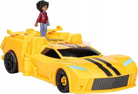 TRANSFORMERS EARTHSPARK SPIN CHANGER Bumblebee z figurką Mo Malto F7662