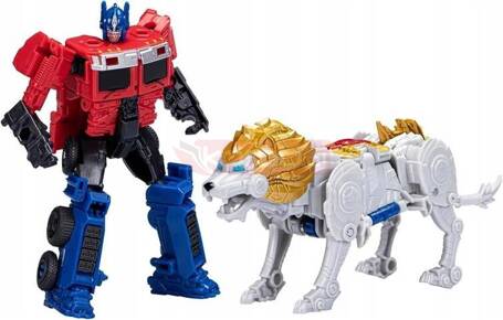 TRANSFORMERS RISE OF THE BEASTS FIGURKA Optimus Prime i Lionblade F4622