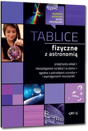 Tablice fizyczne z astronomią GREG