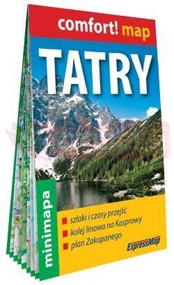 Tatry - mapa turystyczna + Zakopane lam w.2024