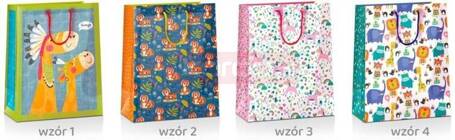 Torba prezentowa Kids 45x33x10cm MIX