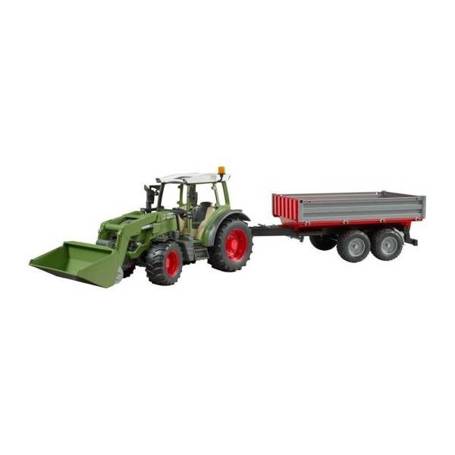 Traktor Fendt Vario 211 z ładowaczem i przyczepą