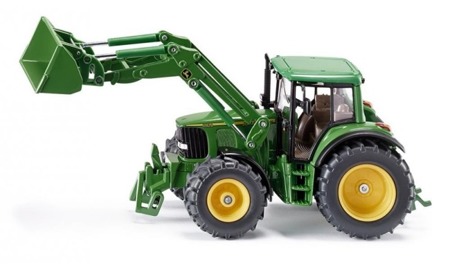 Traktor John Deere z przednią ładowarką