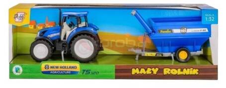 Traktor New Holland T5 z przyczepą 1:32