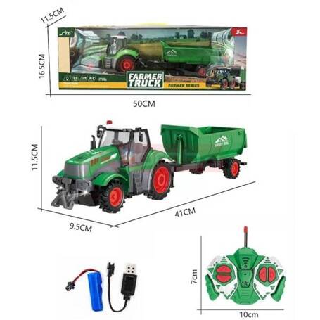 Traktor R/C z przyczepą