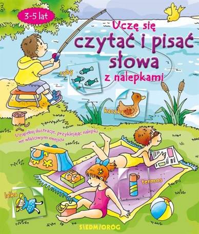 Uczę się czytać i pisać słowa z nalepkami