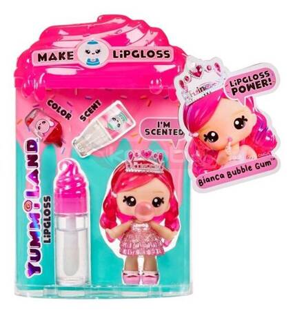 Yummiland Lipgloss Doll- Bianca Bubblegum