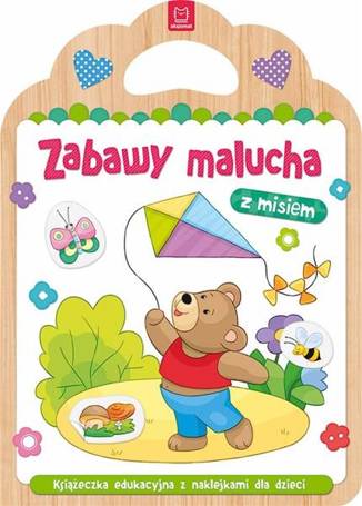 Zabawy malucha z misiem