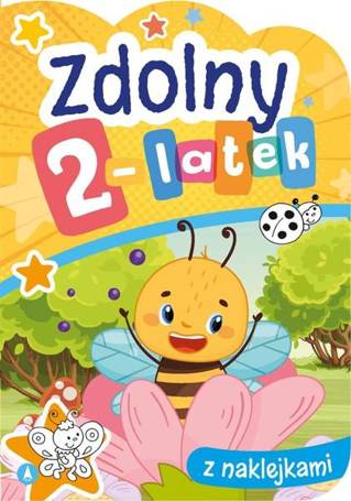 Zdolny 2-latek z naklejkami