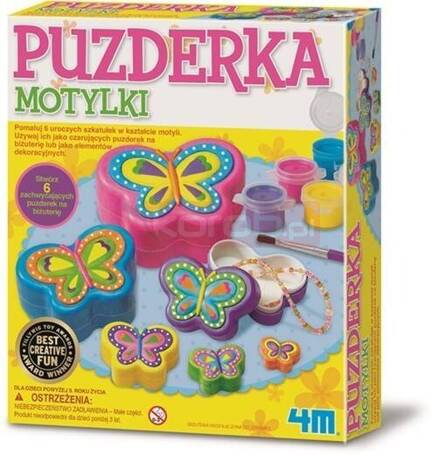 Zestaw kreatywny Puzderka motylki 