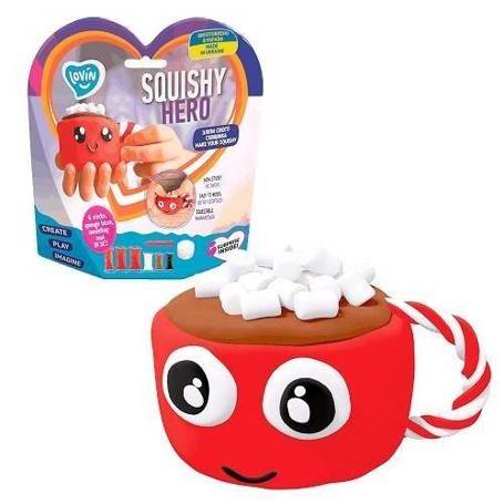 Zestaw z lekką ciastoliną piankolina Squishy CupCa