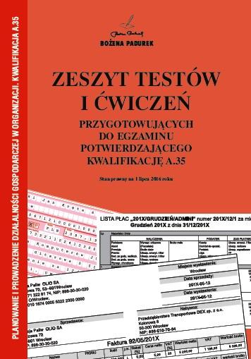 Zeszyt testów i ćwiczeń. KW AU.35 PADUREK