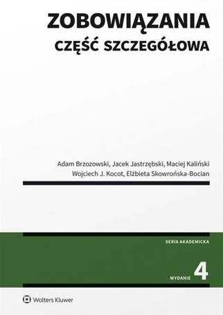 Zobowiązania. Część szczegółowa w.4