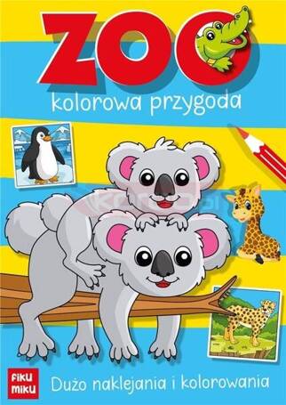 Zoo kolorowa przygoda z naklejkami