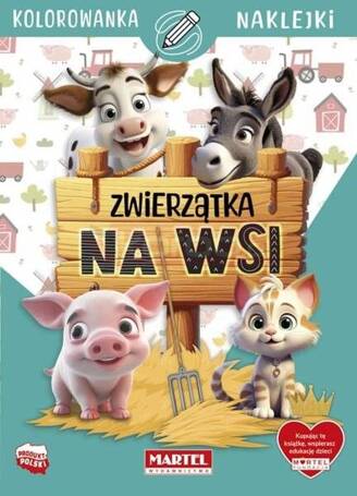 Zwierzątka na wsi z naklejkami