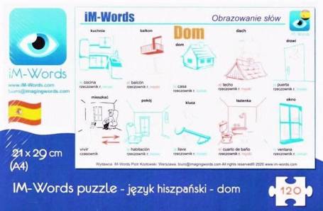 iM-Words Puzzle 120 Hiszpański - Dom