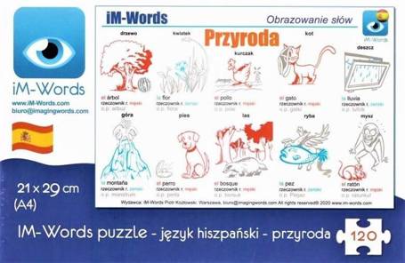 iM-Words Puzzle 120 Hiszpański - Przyroda