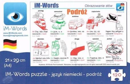 iM-Words Puzzle120 Niemiecki - Podróż