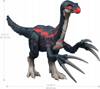 JURASSIC WORLD DINOZAUR atakujący THERIZINOSAURUS z dźwiękiem, szponami JCG16