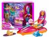 LALKA BARBIE DREAMTOPIA zestaw lalka i skuter wodny, piesek, delfinki HBW90