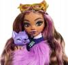 LALKA MONSTER HIGH CLAWDEEN WOLF + akcesoria + zwierzątko Crescent HRP65