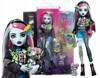 LALKA MONSTER HIGH Frankie Stein + zwierzątko piesek Watzie HXH73