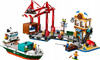 LEGO CITY 60422 NADMORSKI PORT ZE STATKIEM TOWAROWYM zestaw klocków