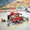 LEGO CITY 60443 F1 Pit stop i mechanicy z bolidem Ferrari, zestaw klocków