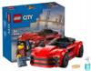 LEGO CITY 60448 Czerwony samochód sportowy, zestaw klocków dla dzieci +5