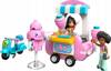 LEGO FRIENDS 42643 Stoisko z watą cukrową i skuter, zestaw klocków +6 lat