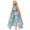 Lalka Barbie Extra Moda Fancy sukienka w kwiaty HHN14