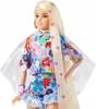 Lalka Barbie Extra Moda komplet w kwiatki blond włosy HDJ45