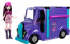 MONSTER HIGH AUTO POJAZD KONCERTOWY FOODTRUCK z rozkładaną sceną + LALKA HXH83