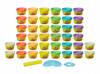 PLAY DOH CIASTOLINA DUŻY TĘCZOWY ZESTAW 40 tub ciastoliny + akcesoria E6016