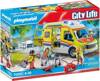 PLAYMOBIL 71202 KARETKA POGOTOWIA ZE ŚWIATŁEM I DŹ