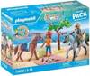 PLAYMOBIL STARTER PACK 71470 WYCIECZKA KONNA NA PLAŻĘ Z AMELIĄ I BENEM