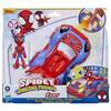 SPIDERMAN HASBRO FIGURKA SPIDEY + POJAZD ze światłem i dźwiękiem F4530